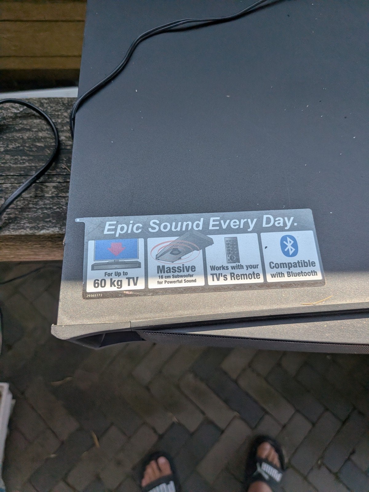 Onkyo LS-T30 TV Soundbar met Bluetooth en Afstandsbediening, Ophalen, Bluetooth, Gebruikt
