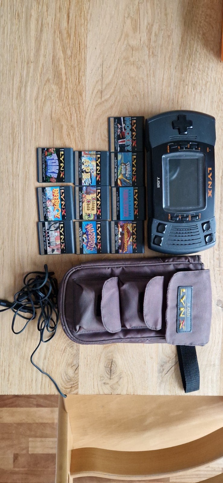 Atari Lynx 2 met 10 spelletjes., Ophalen of Verzenden, Zonder controller, Niet werkend, Met beschermhoes of tas