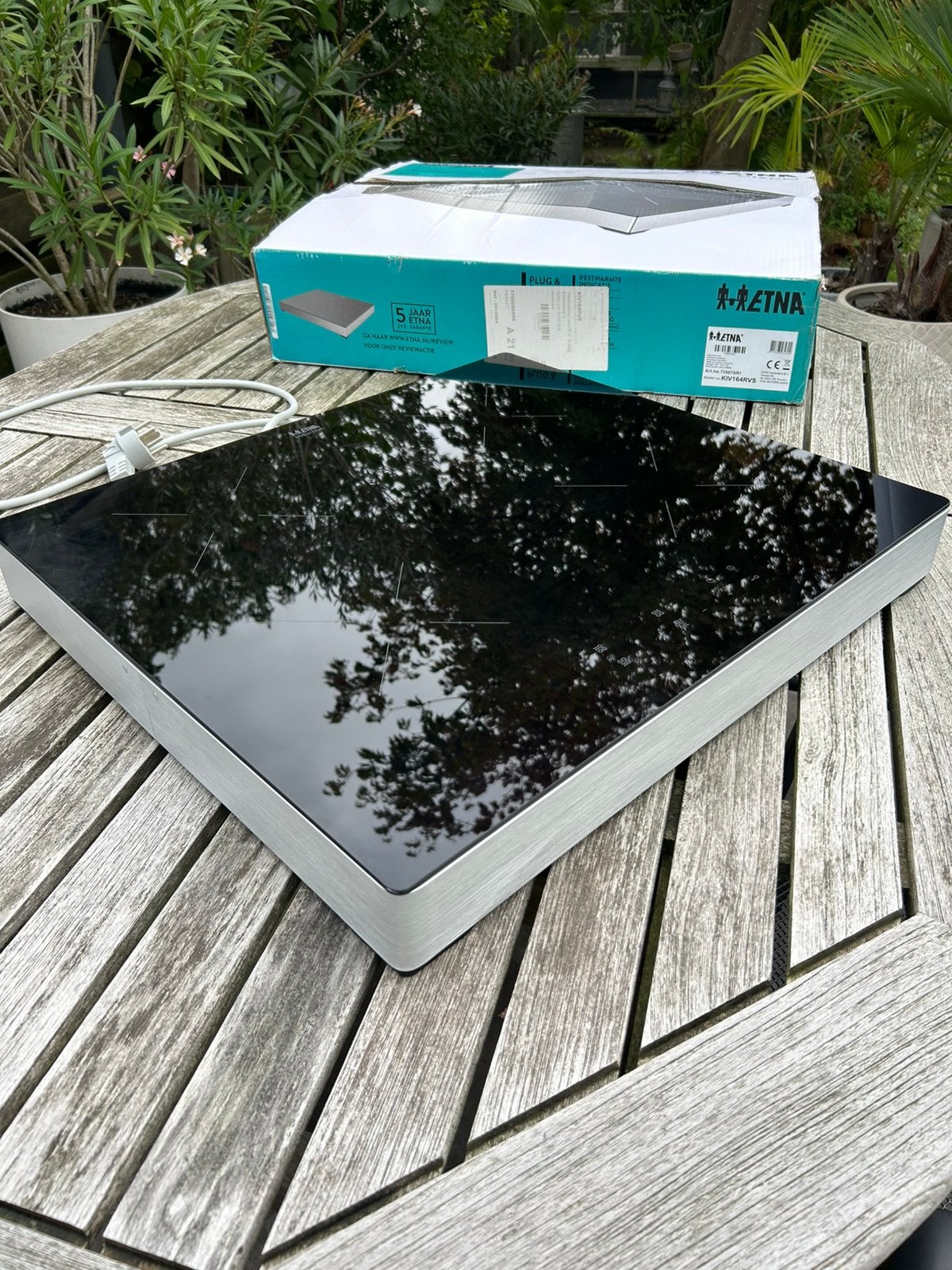 Inductie kookplaat Etna nieuw., Nieuw, Inductie, Vrijstaand, 4 kookzones