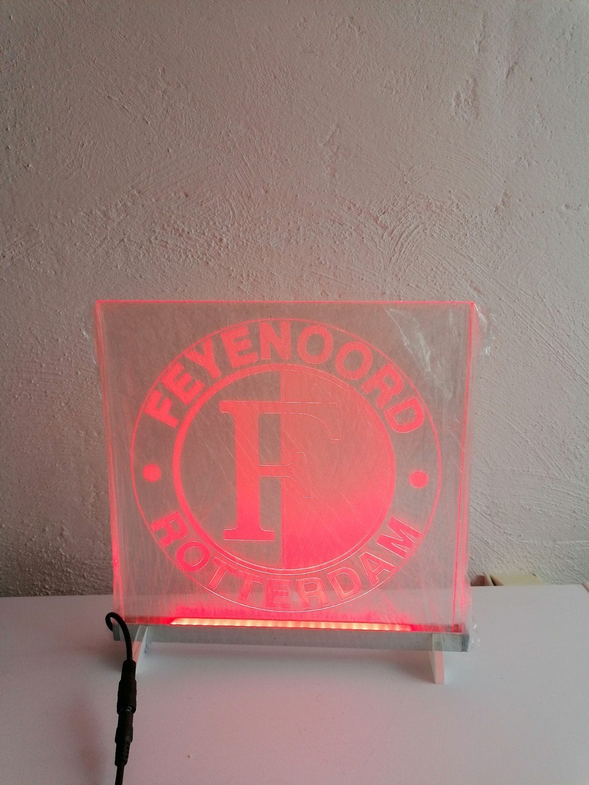 Nieuw Feyenoord LED-lichtbord - Perfect voor de fan!, Meerkleurig, Nieuw, Kunststof, Ophalen of Verzenden