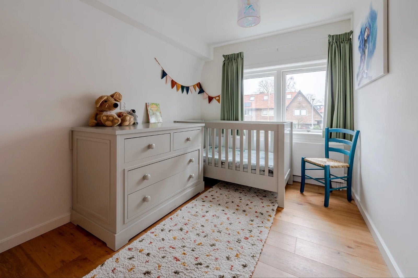 Commode en ledikant / kinderbed van WoodWork, Kinderen en Baby's, Ophalen, Gebruikt, Jongetje of Meisje