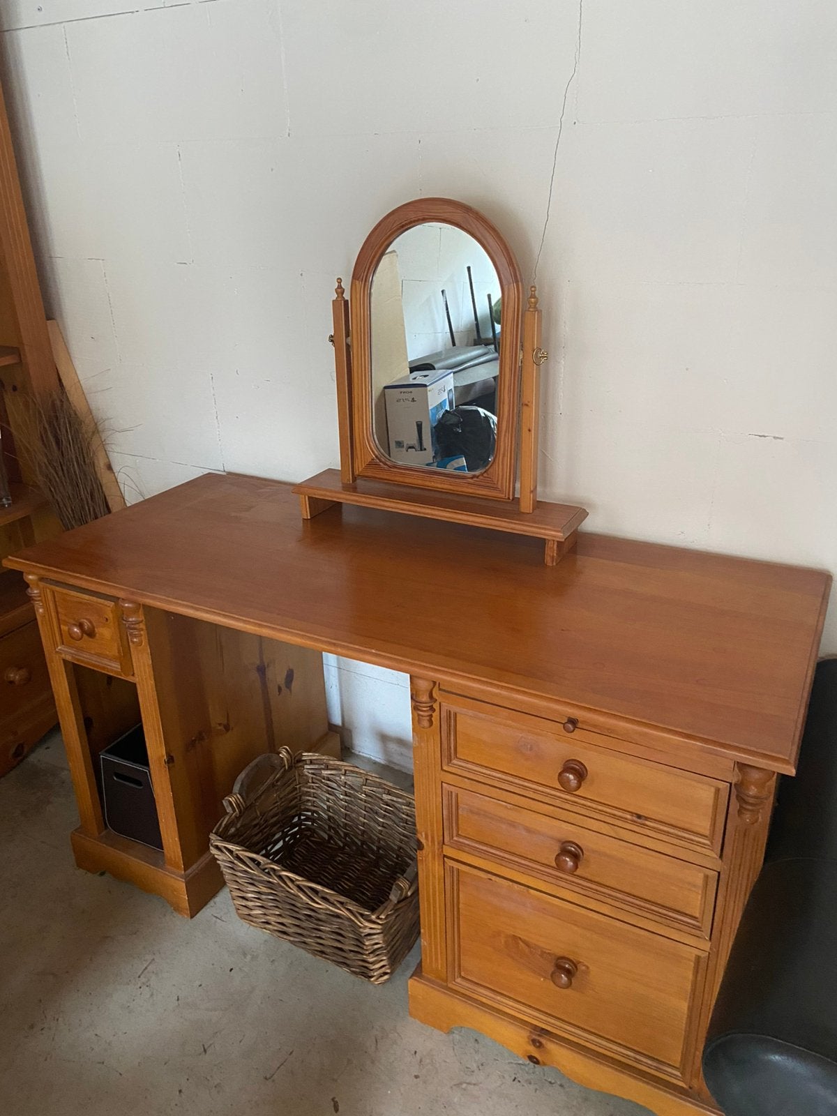 Computer desk, Ophalen, Gebruikt, Hout, 140 cm