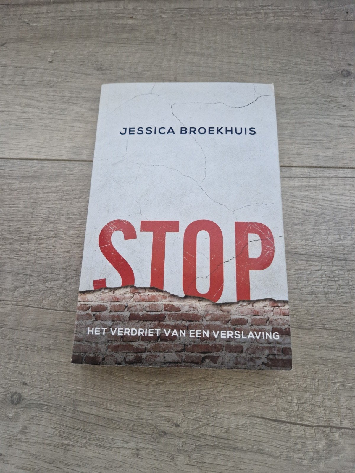 Boek stop jessica broekhuis verslaving verdriet, Ophalen of Verzenden, Zo goed als nieuw