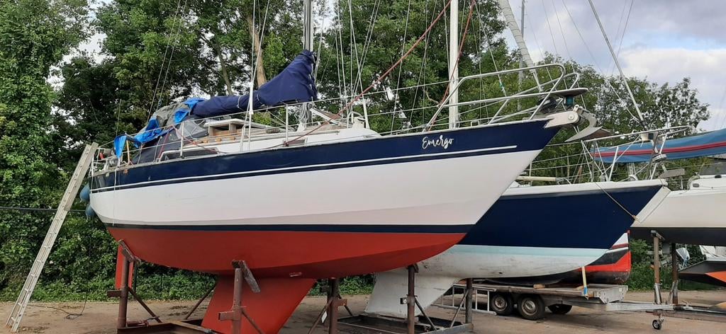 Zeilboot. Van der stadt. Wibo 930. Met nieuwe Buck diesel., Watersport en Boten, Ophalen, Gebruikt