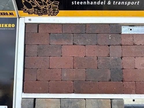 stonique trommel betonstraatsteen 6 cm oud Emmen, Klinkers, Nieuw, Ophalen of Verzenden, 10 m² of meer