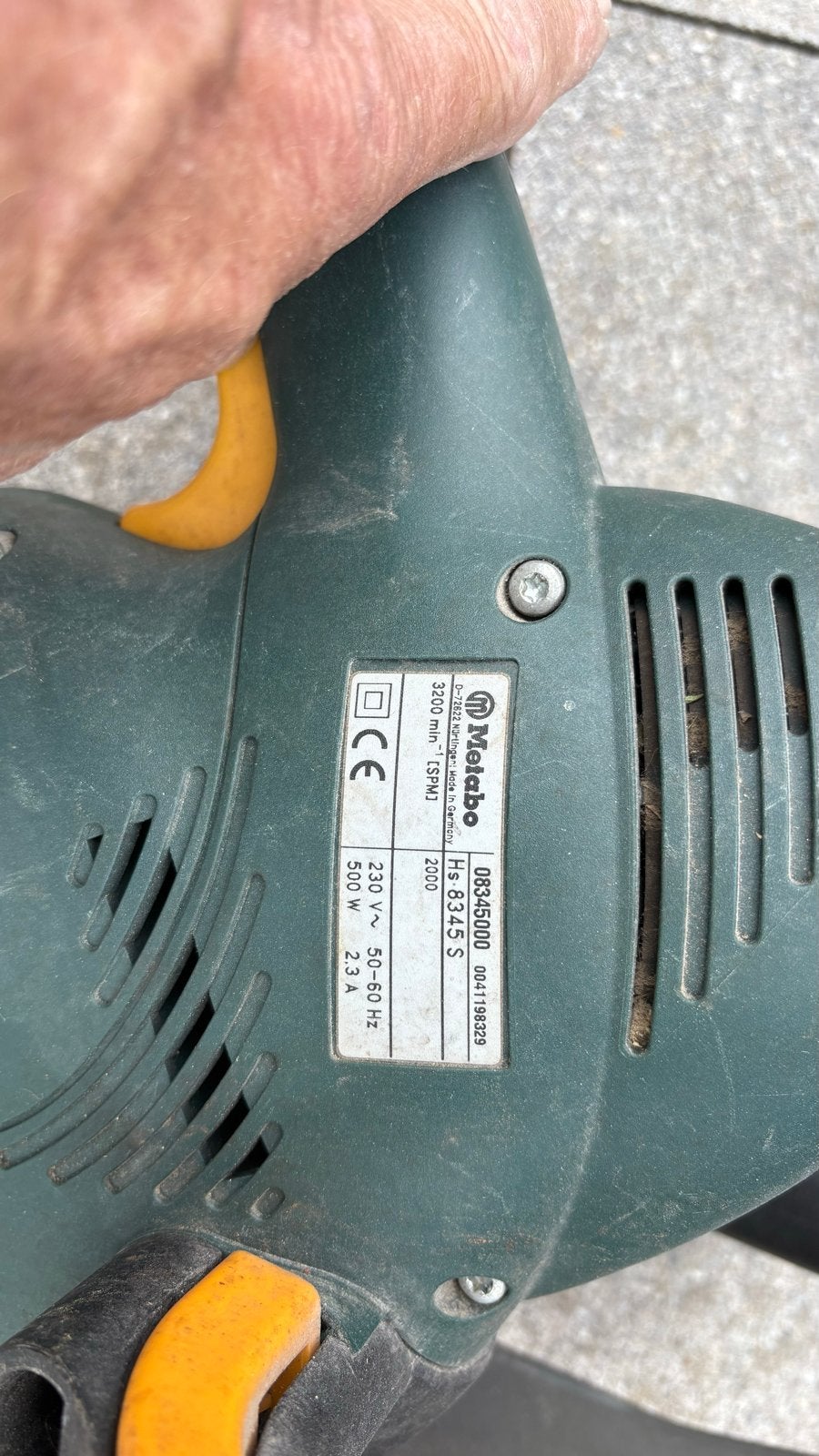 Metabo Heggenschaar HS 8345 S - Elektrisch, Ophalen, Gebruikt, Elektrisch
