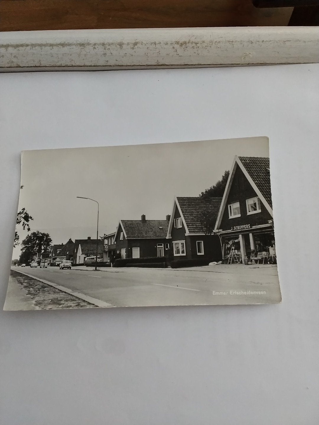 Zwart-wit ansichtkaart Emmer Erfscheidenveen, Ophalen of Verzenden, 1960 tot 1980, Ongelopen, Drenthe