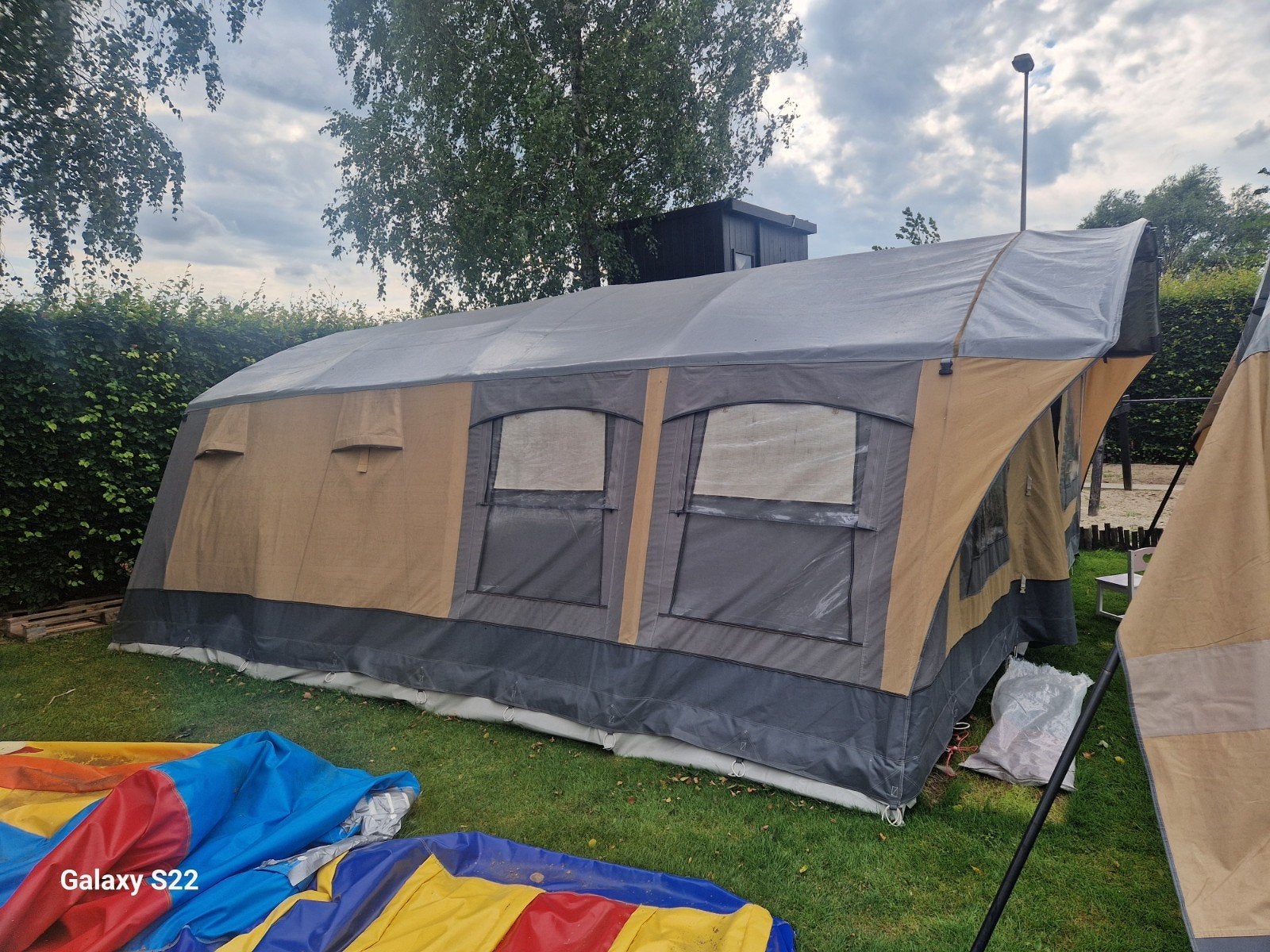 Glamping tent met luifel - ideaal voor startende glamping, Ophalen