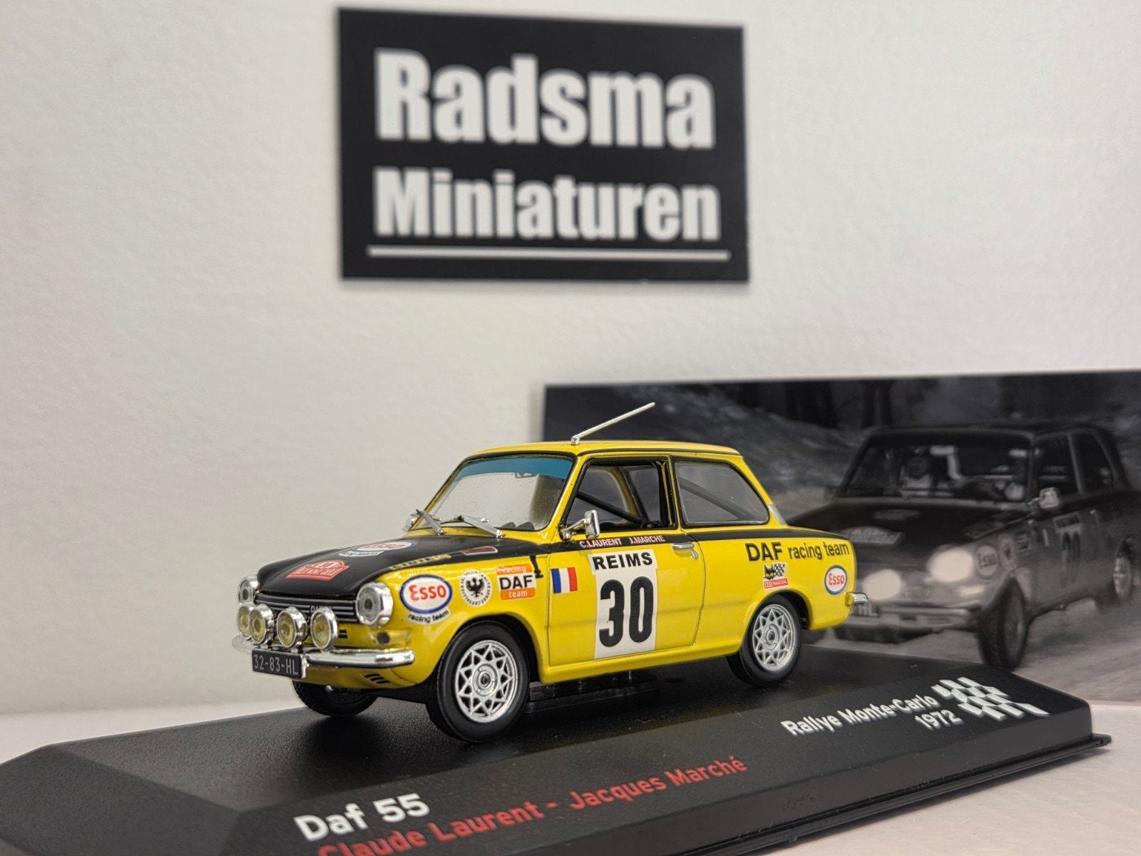 Daf 55 Rallye Monte Carlo - 1:43 Ixo/Altaya, Overige merken, Auto, Nieuw, Ophalen of Verzenden
