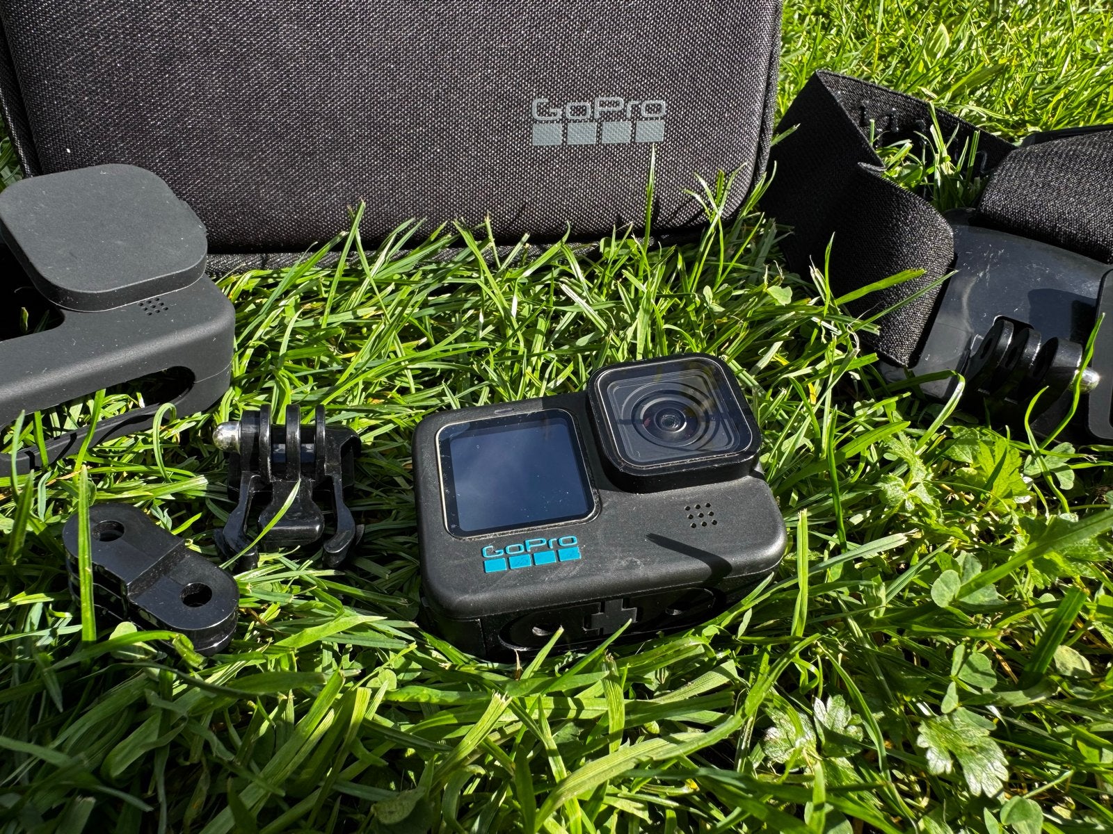 GoPro HERO 10 Black met accessoires en bescherming, Audio, Tv en Foto, Ophalen of Verzenden, Gebruikt, GoPro