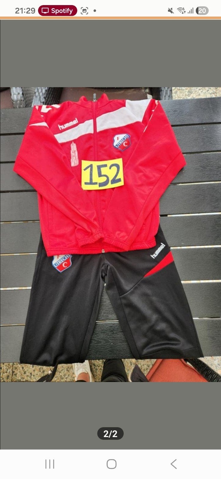 Hummel FC Utrecht Trainingspak Maat 152, Ophalen of Verzenden, Zo goed als nieuw, Hummel, Jongen of Meisje