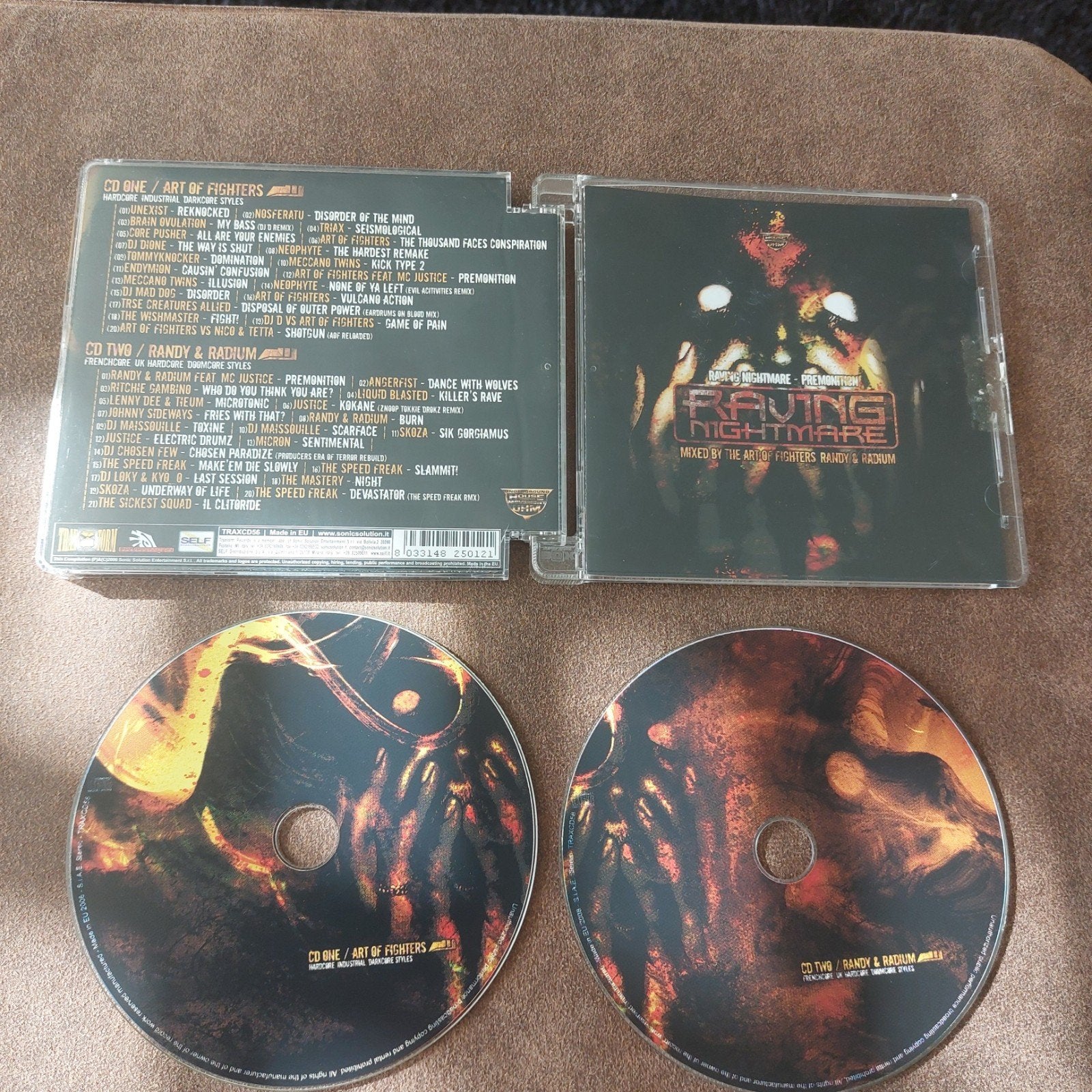 Raving Nightmare Premonition CD - Hardcore/Gabber, Ophalen of Verzenden, Gebruikt