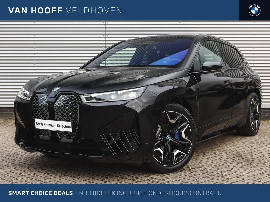 BMW iX xDrive50 High Executive / Panoramadak / Trekhaak / Ad, 523 pk, Zwart, Vierwielaandrijving, 2485 kg