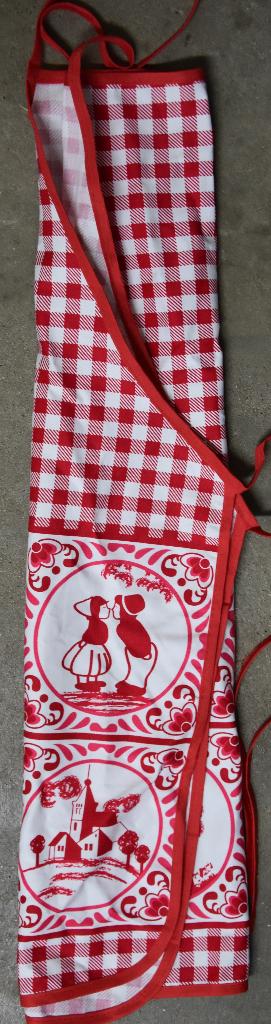 keuken schilder hobby schort oud- holland koe rood/wit NIEUW, Ophalen of Verzenden, Nieuw