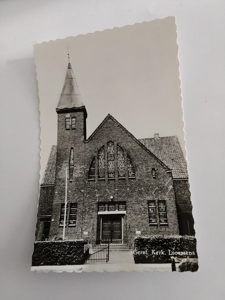 LIOESSENS. GEREF. KERK, Verzamelen, Ansichtkaarten | Nederland, Ophalen of Verzenden, 1960 tot 1980, Groningen