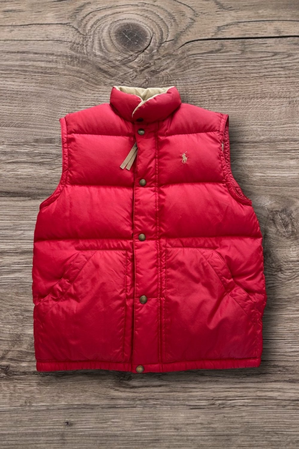 Polo Ralph Lauren Bodywarmer Rood Maat S, Ophalen of Verzenden, Zo goed als nieuw, Maat 46 (S) of kleiner, Rood