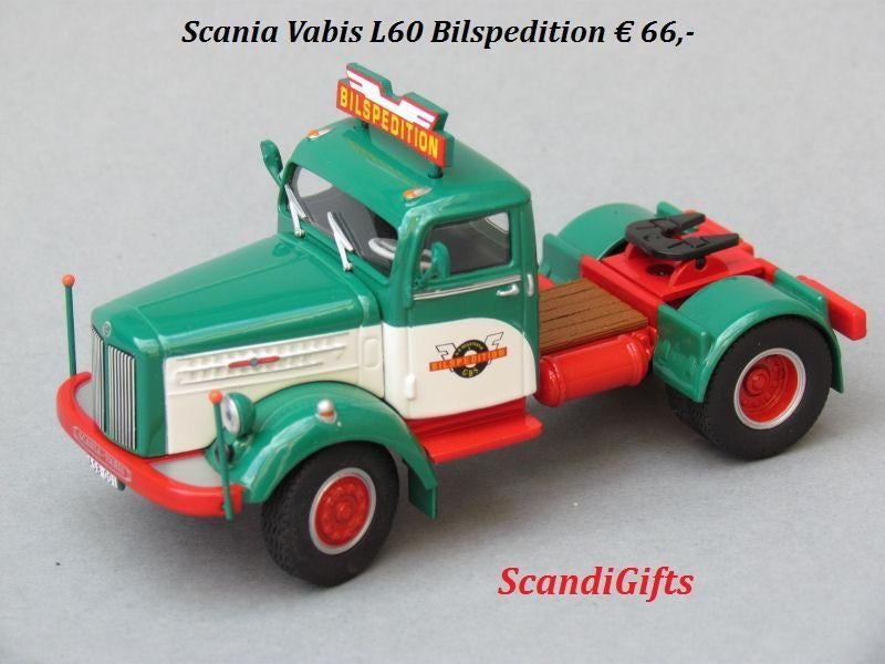 nzg scania l 60 bilspedition, Ophalen of Verzenden, Nieuw, Bus of Vrachtwagen, NZG