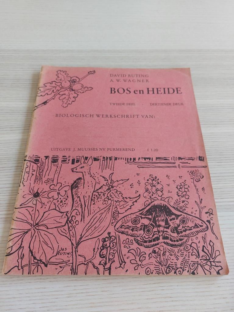 Biologische werkschriften, nostalgisch, Ophalen of Verzenden, Overige niveaus