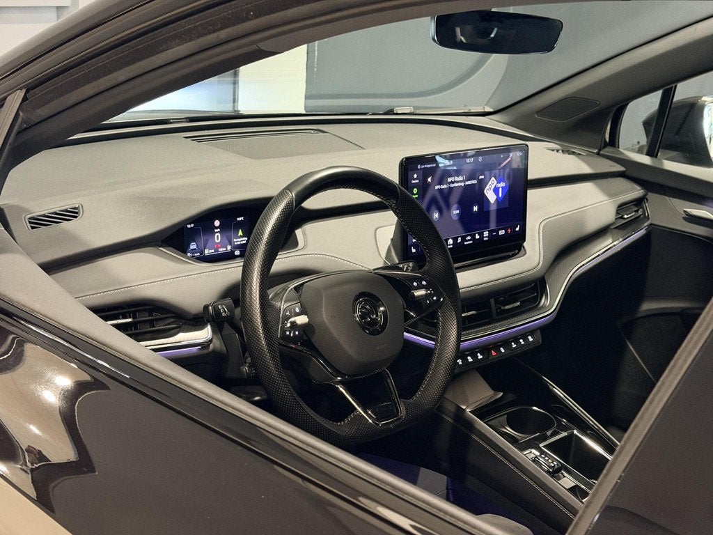 Skoda Enyaq iV 80 Sportline | SOH 93,51% | Navigatie | Hoge, Auto's, Skoda, Automaat, Achterwielaandrijving, Gebruikt, Zwart
