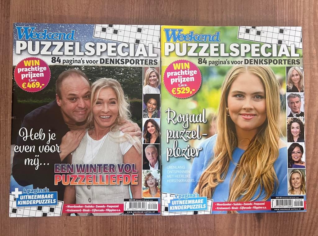 Puzzelspecial - 84 pagina’s voor Denksporters - 2 ex., Boeken, Tijdschriften en Kranten, Ophalen of Verzenden, Gelezen
