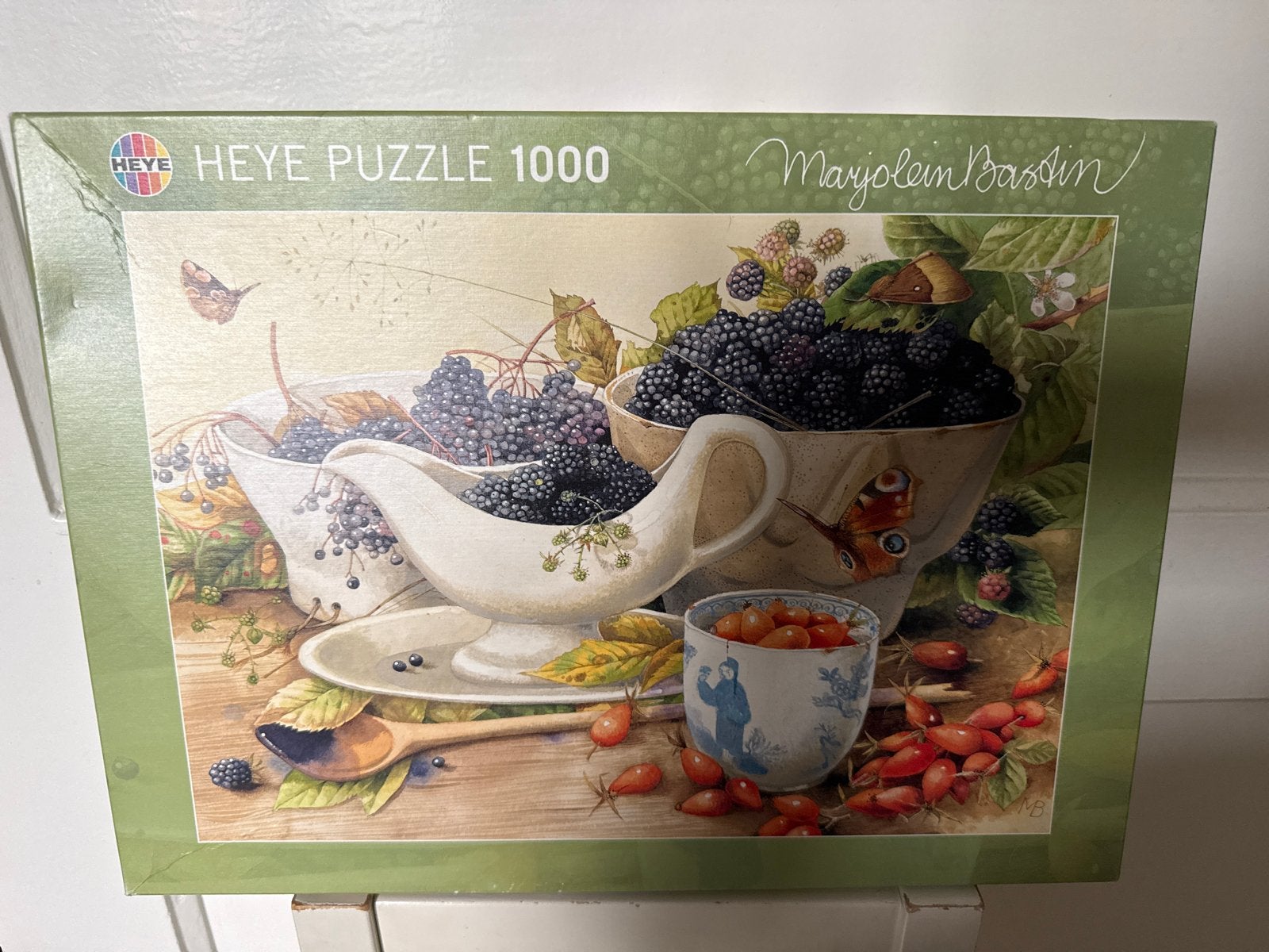 Heye Puzzel 1000 stukjes Marjolein Bastin Bramen, Hobby en Vrije tijd, Ophalen of Verzenden, 500 t/m 1500 stukjes, Zo goed als nieuw