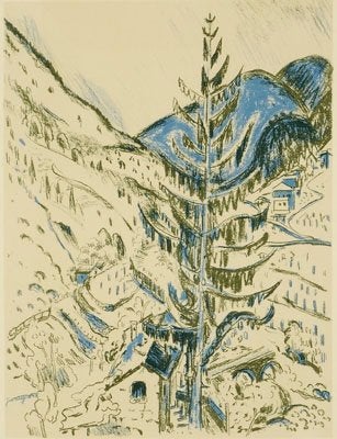 Jan Wiegers litho Groninger Ploeg davos, Ophalen