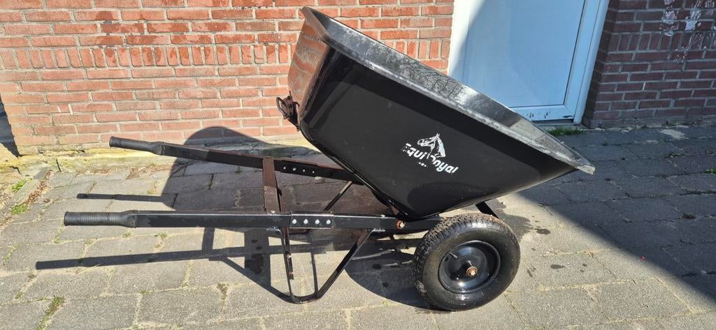 Equiroyal kruiwagen 220L met kiepfunctie, Ophalen, Gebruikt, Tweewielig, Handmatig