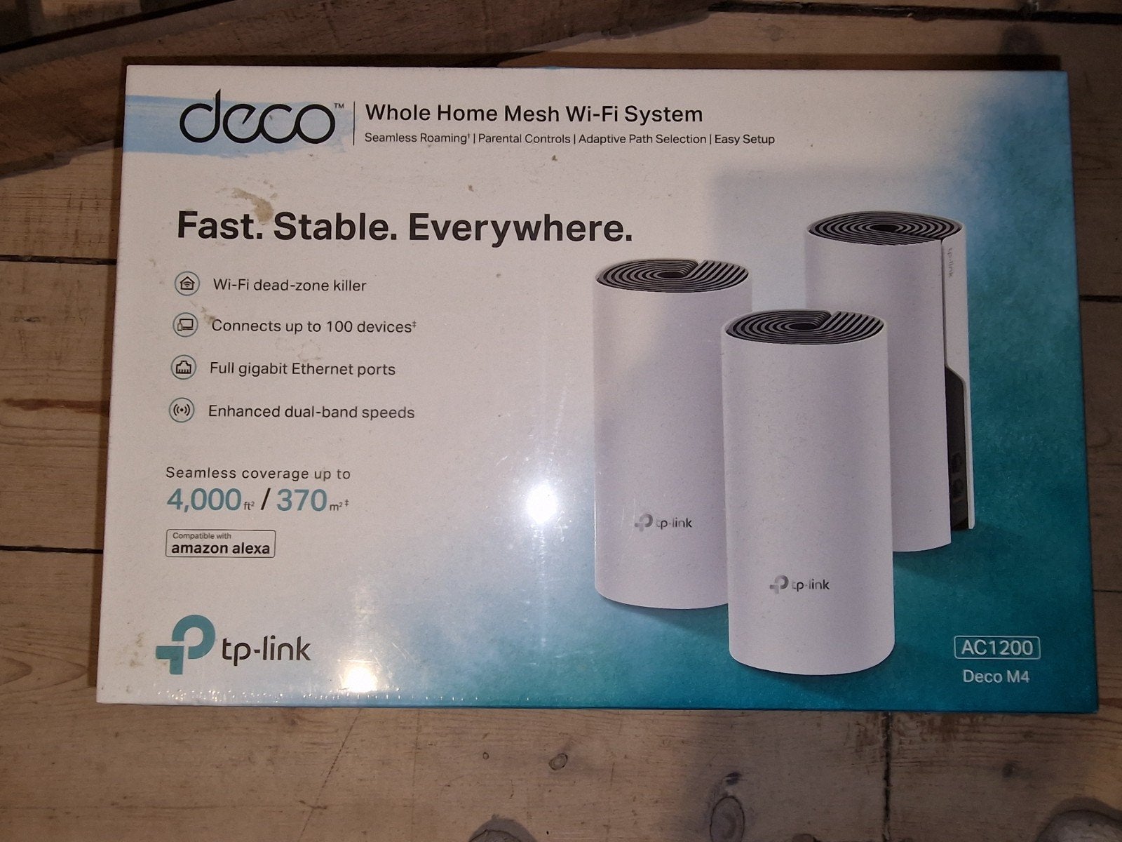 nieuw in doos TP-Link Deco M4 AC1200, Computers en Software, WiFi-versterkers, Ophalen of Verzenden, Nieuw, TP-Link Deco