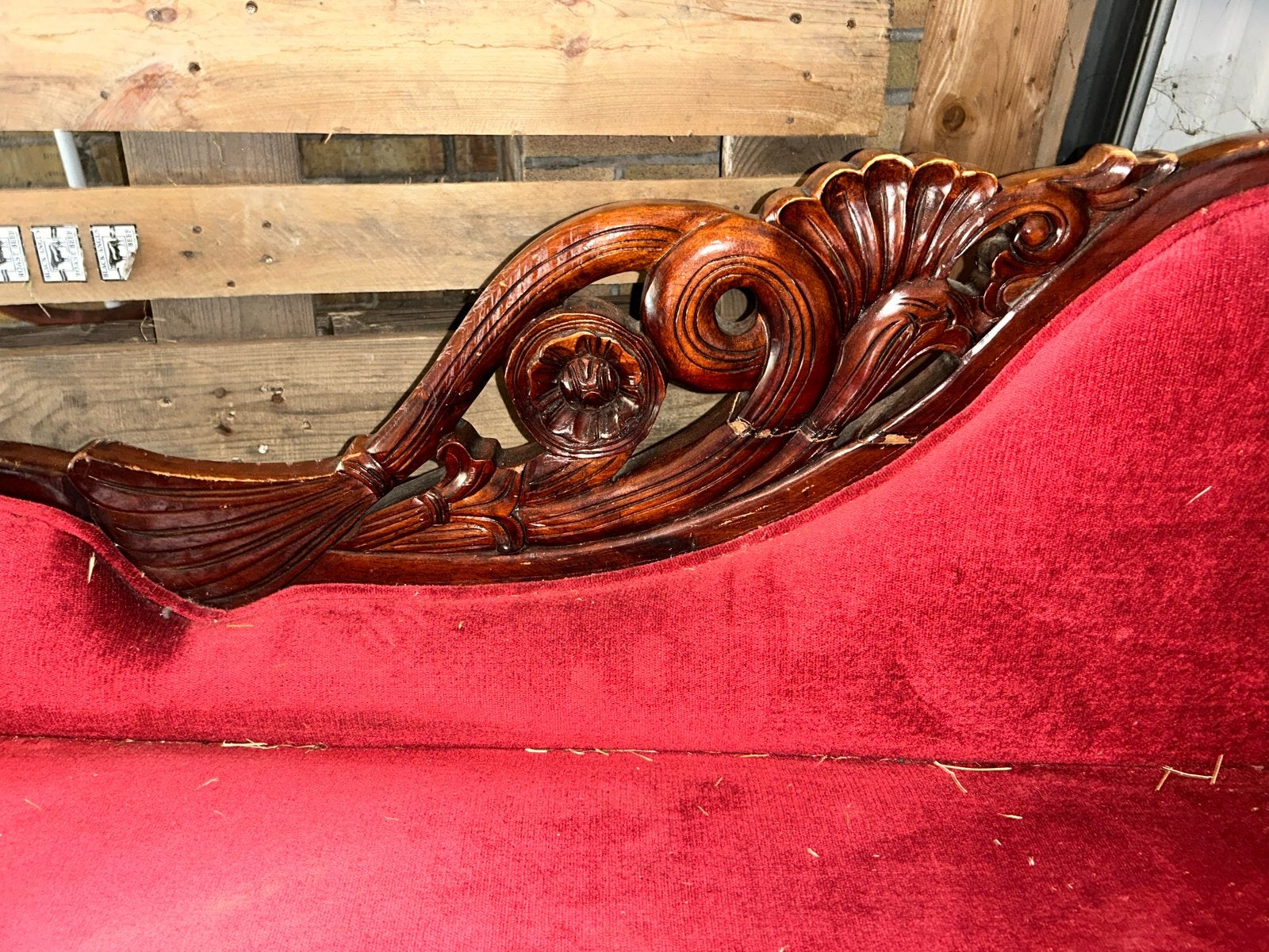 Antieke chaise Longue- Sofa, Ophalen