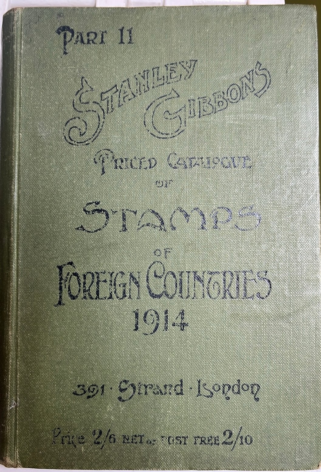 Stanley Gibbons deel 2 Foreign countries 24ed 1914, Ophalen of Verzenden, Catalogus