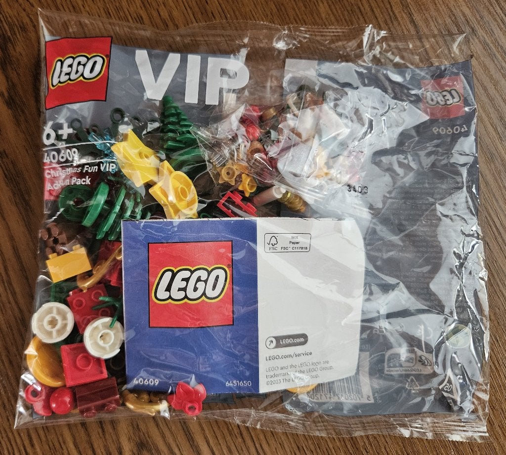 40609 VIP Kerstplezier, Overige thema's, Lego, Accessoire, Nieuw