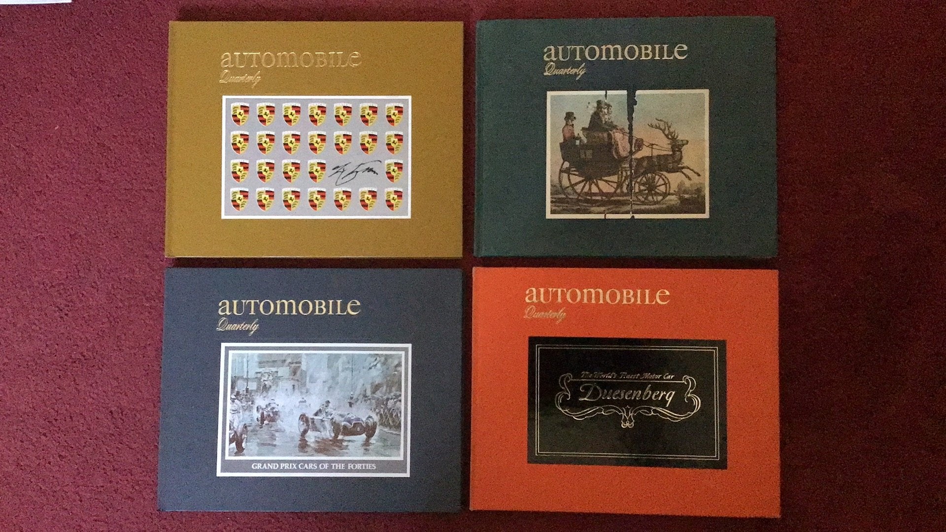 Automobile Quarterly verschillende delen, Ophalen of Verzenden, Zo goed als nieuw