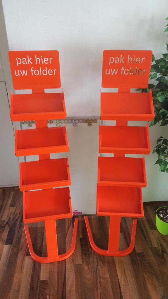 2 stuks Folderrek, Ophalen