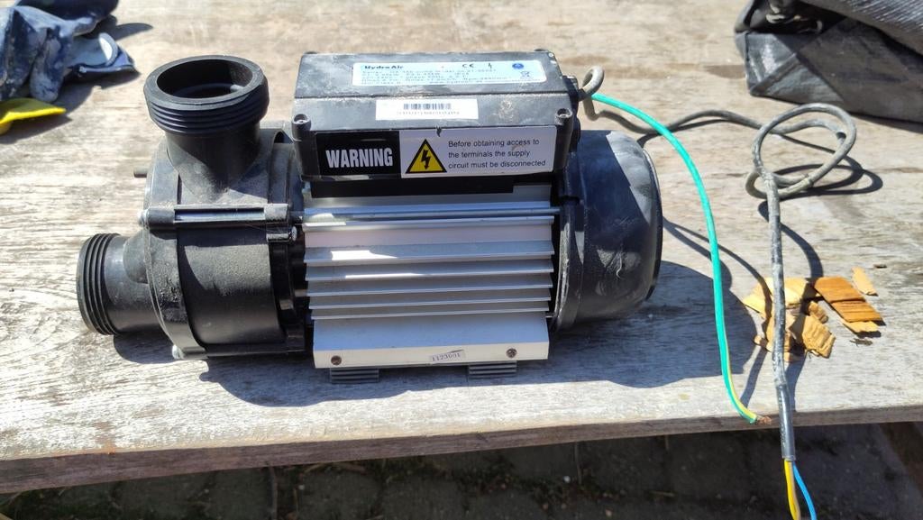 HydroAir waterpomp HA 350 - 8.7m opvoer, 17.5m³/u, IPx5, Ophalen of Verzenden, Gebruikt, Pomp