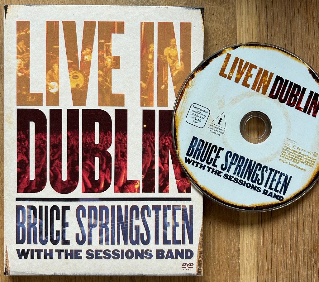 BRUCE SPRINGSTEEN w/Sessions band - Live in Dublin ( DVD ), Vanaf 16 jaar, Ophalen of Verzenden, Zo goed als nieuw, Concert