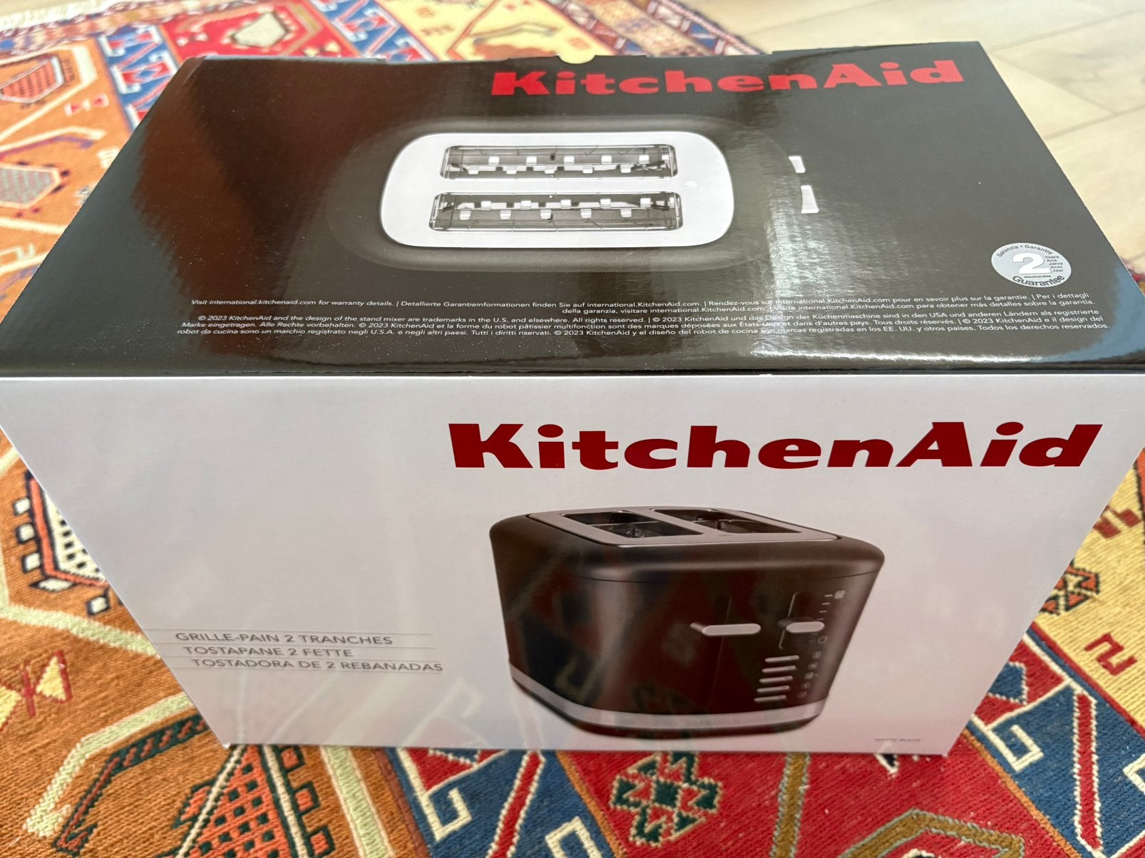 Nieuwe kitchenaid broodrooster, Witgoed en Apparatuur, Broodroosters, Ophalen, Zo goed als nieuw
