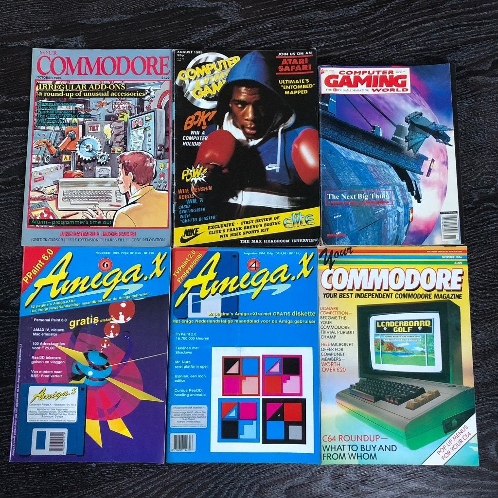 Partij Vintage Commodore Magazines, Computers en Software, Ophalen of Verzenden, Commodore Amiga