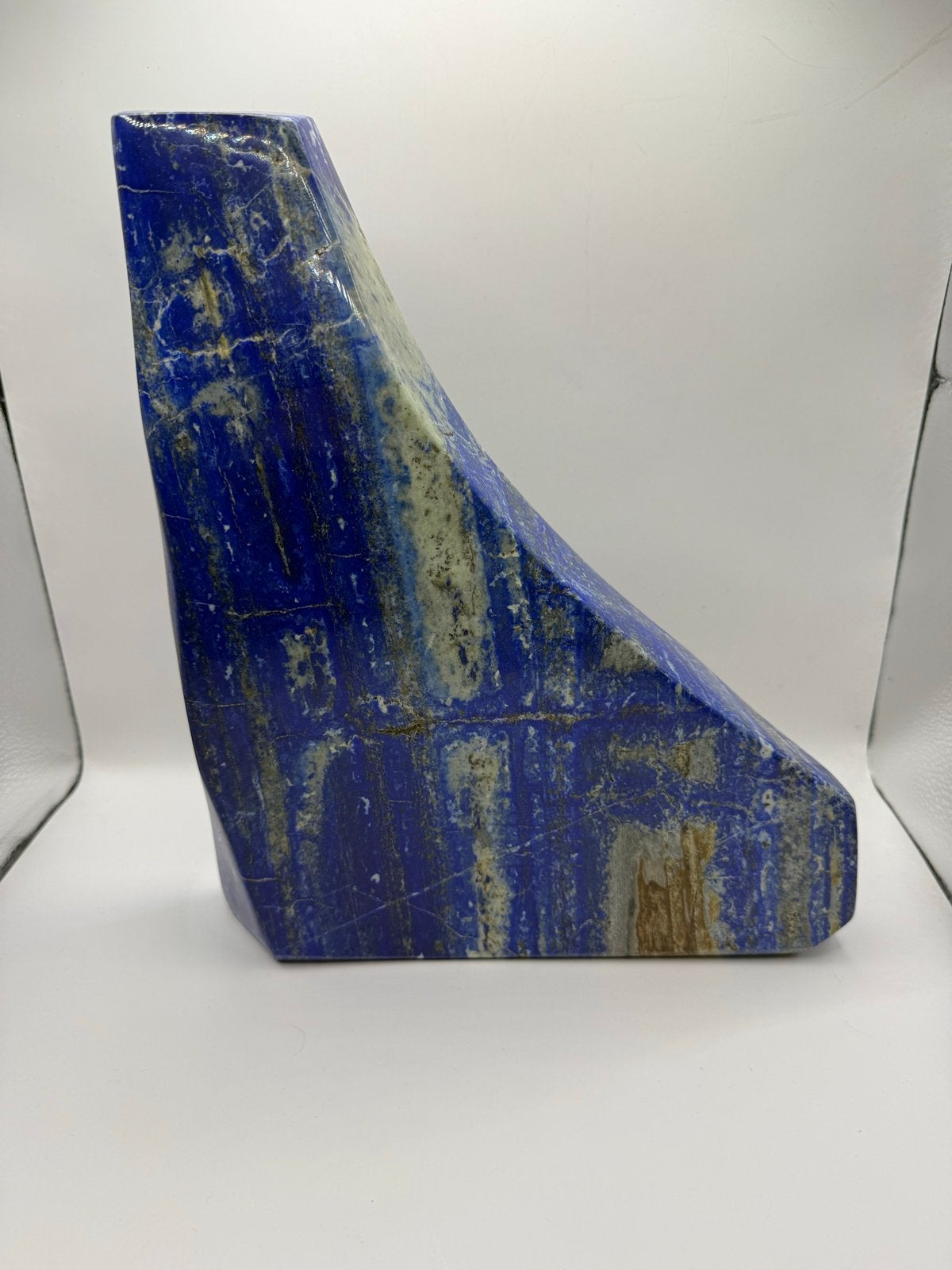Prachtige Lapis Lazuli Decoratie Steen - 28x24x4cm, Ophalen of Verzenden, Mineraal