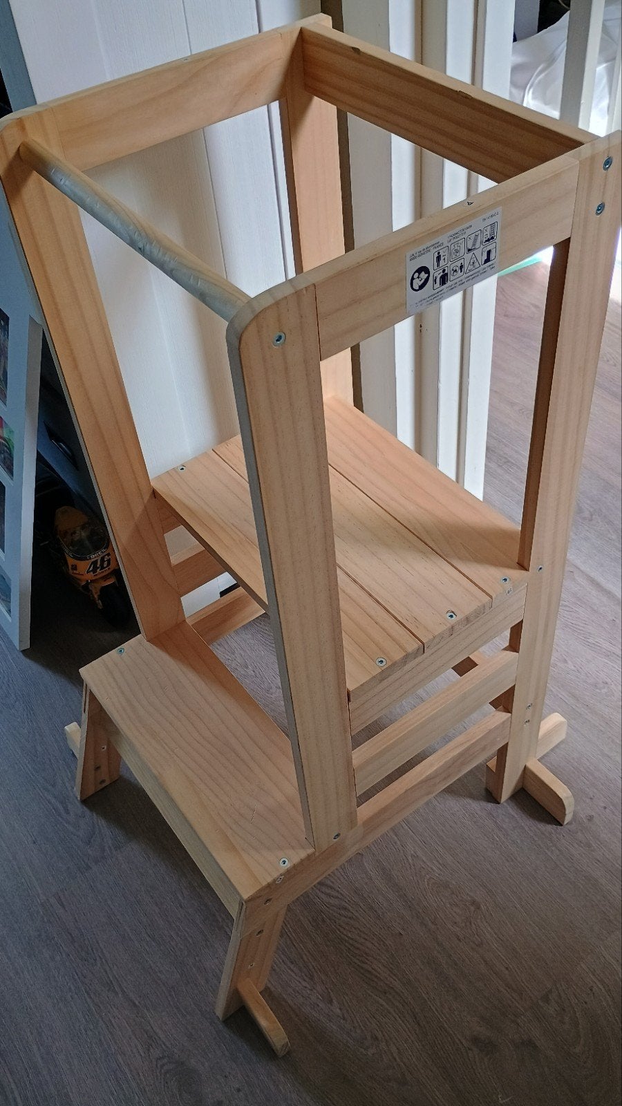 Houten leertoren / keukenhulp, Ophalen, Zo goed als nieuw, Overige typen