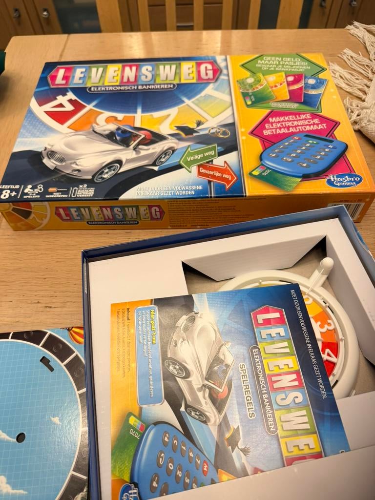 Levensweg elecktronisch bankieren als nieuw, Hobby en Vrije tijd, Gezelschapsspellen | Bordspellen, Ophalen of Verzenden, Zo goed als nieuw