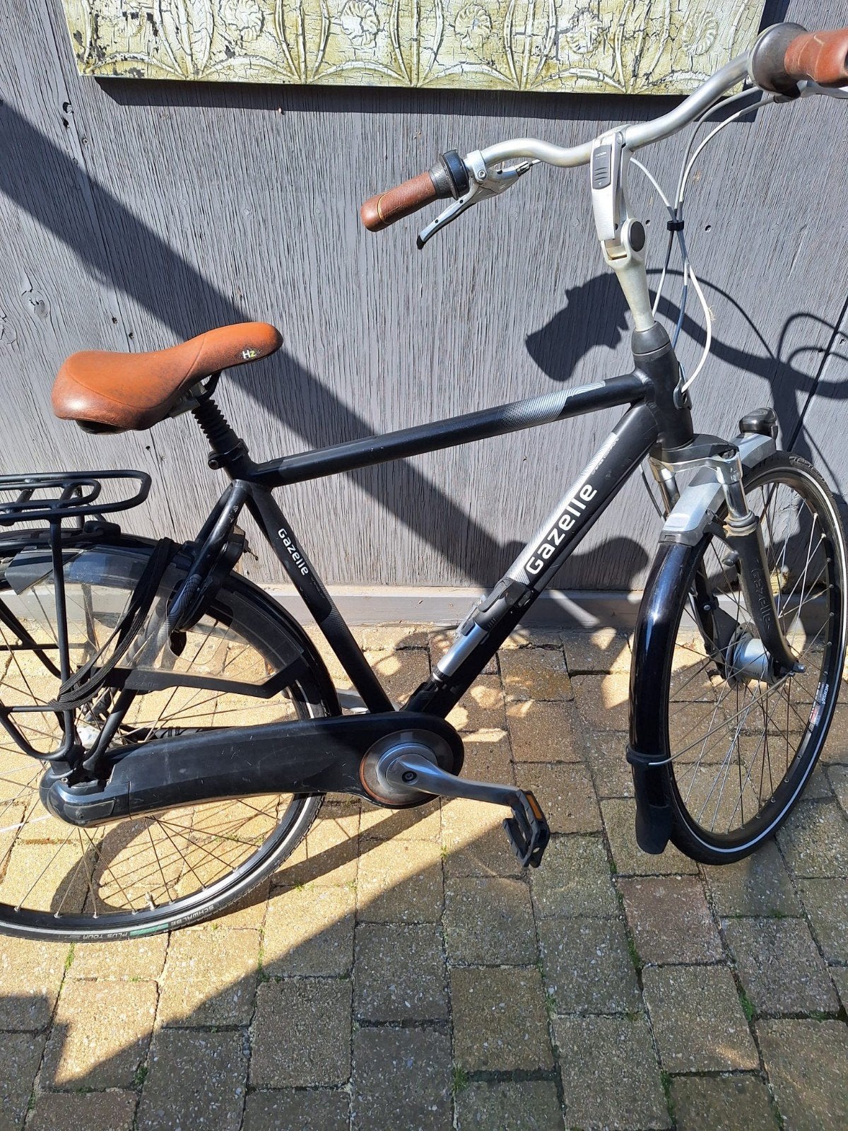 gazelle Orange herenfiets, Fietsen en Brommers, Fietsen | Heren | Herenfietsen, Ophalen, Gebruikt, Gazelle, Versnellingen