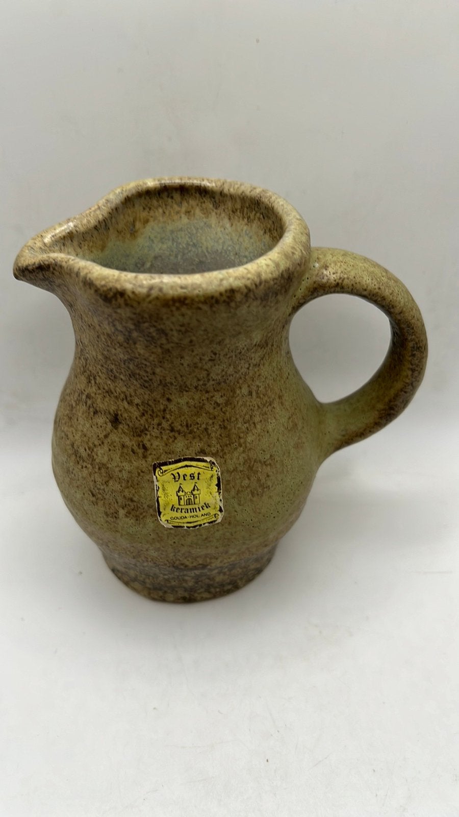 Vest keramiek kruikje, Gouda Holland, K.1., Antiek en Kunst, Ophalen of Verzenden