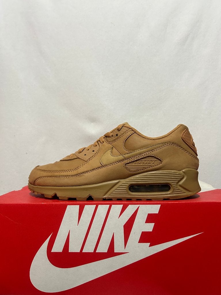 ALS NIEUW! Maat 43 - Nike Air Max 90 Premium Wheat, Overige kleuren, Verzenden, Nike, Nike