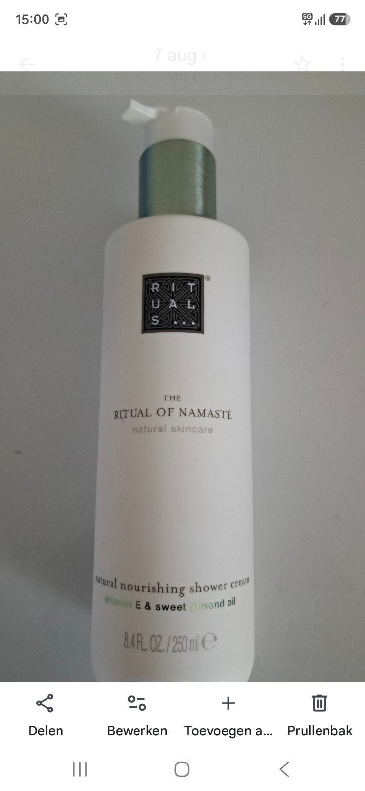 Rituals The Ritual of Namasté Douchecrème 250ml, Ophalen of Verzenden