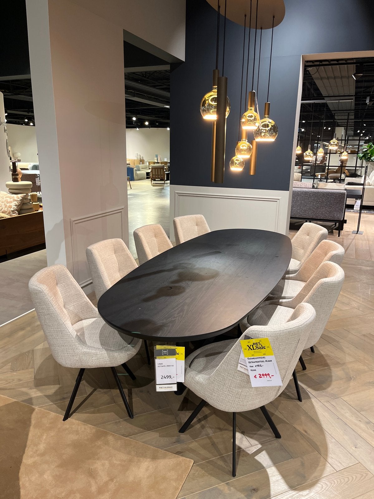 Eetkamerstoel - Showroom Piet Klerkx Waalwijk, Ophalen, Overige kleuren, Zo goed als nieuw, Metaal