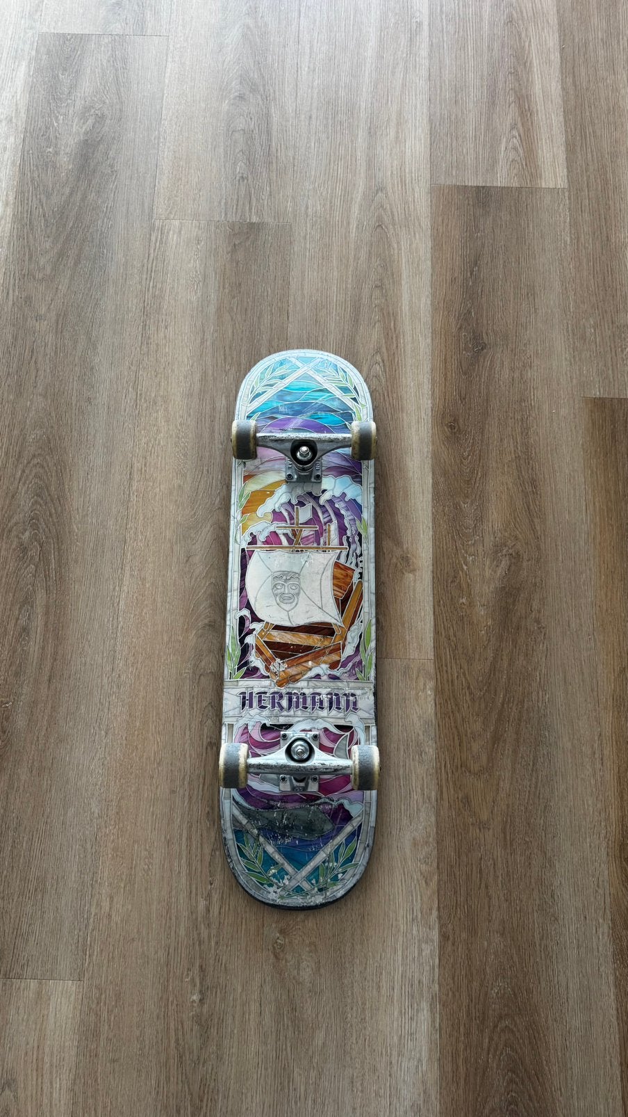 Skateboard set-up 8.375, Sport en Fitness, Skateboarden, Ophalen, Gebruikt, Skateboard