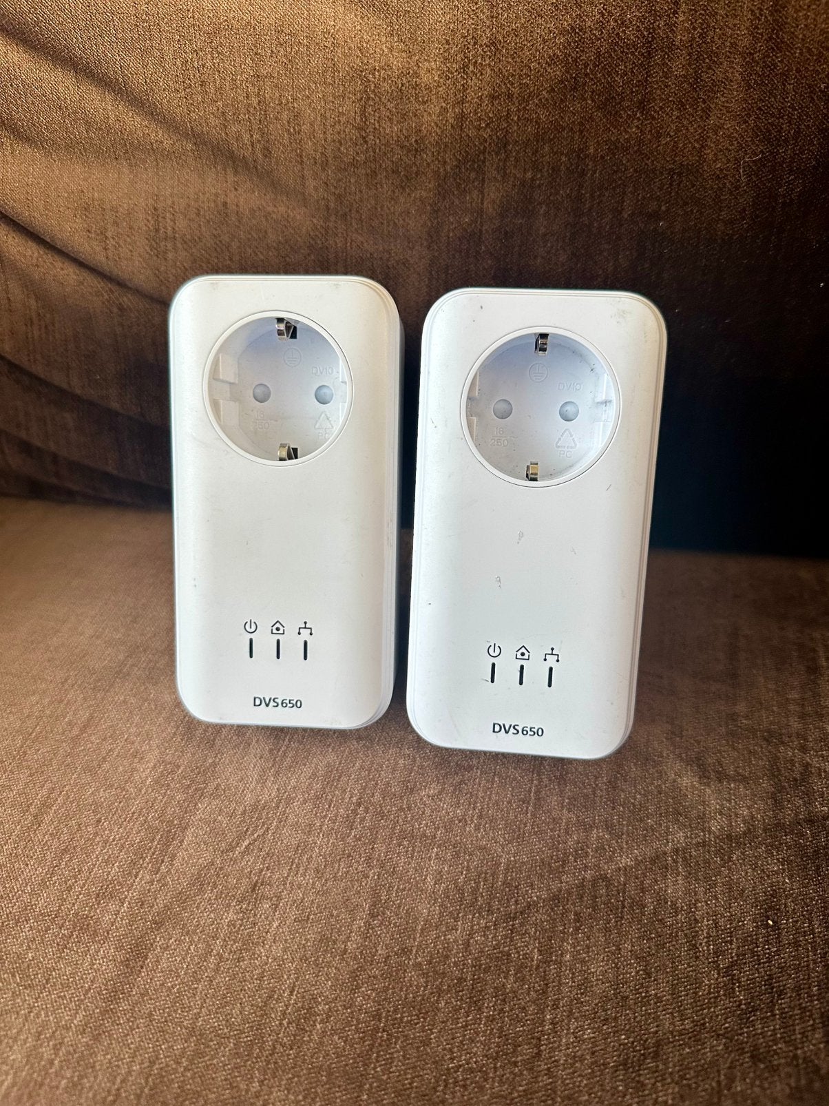 Te Koop, DVS650 powerline adapter 2 suks, Ophalen of Verzenden, Zo goed als nieuw