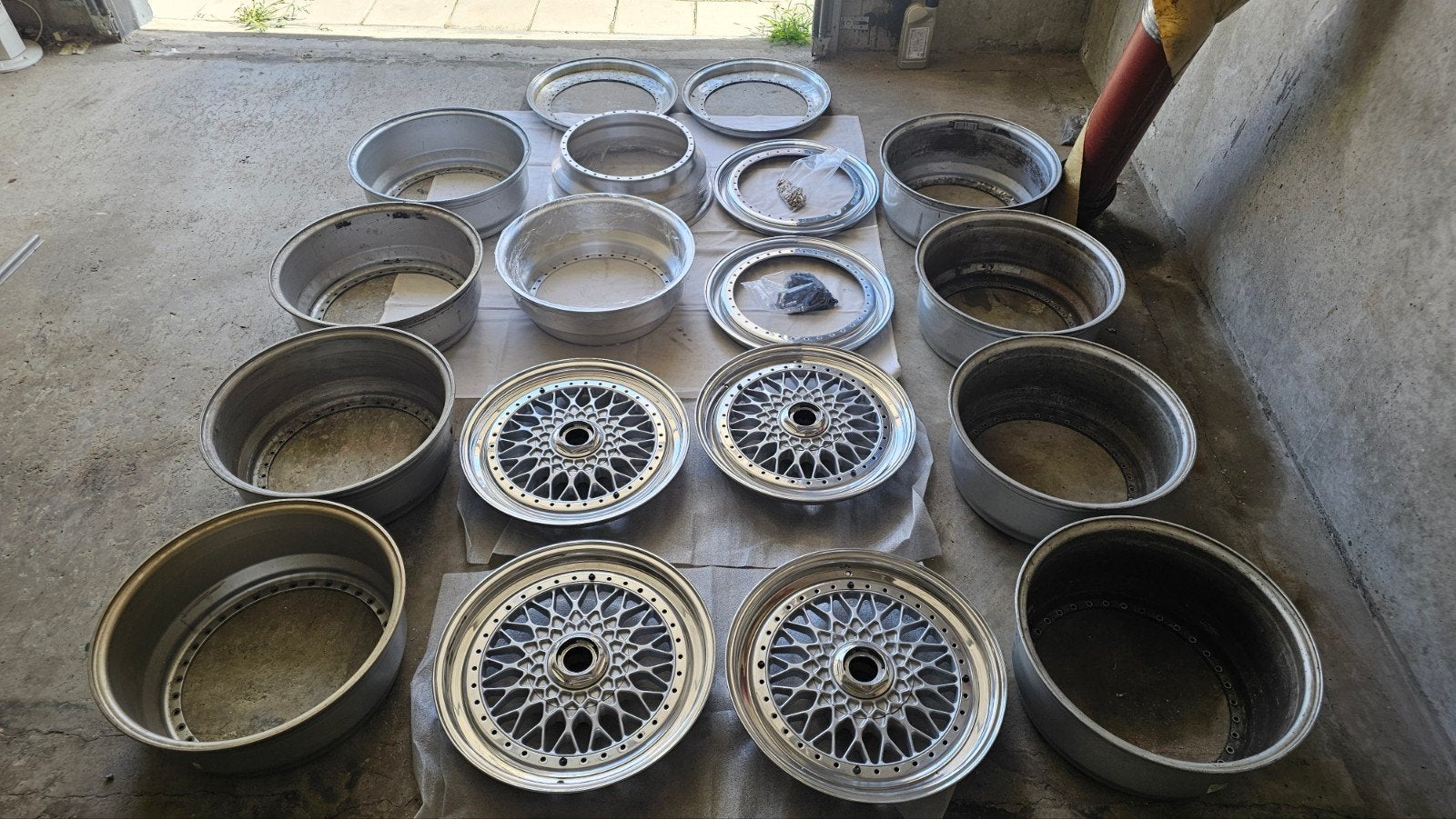 BBS RS 17 inch overcompleet 5x100, Ophalen, Velg(en), Overige, Nieuw