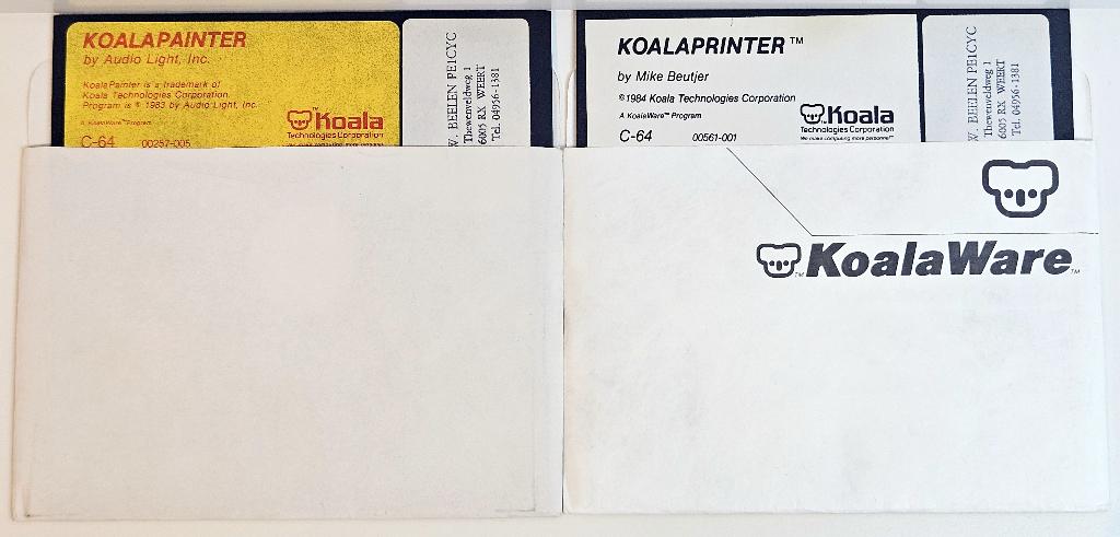 KoalaPainter & KoalaPrinter C64 Disks - Getest en Werkend, Verzenden, Commodore 64