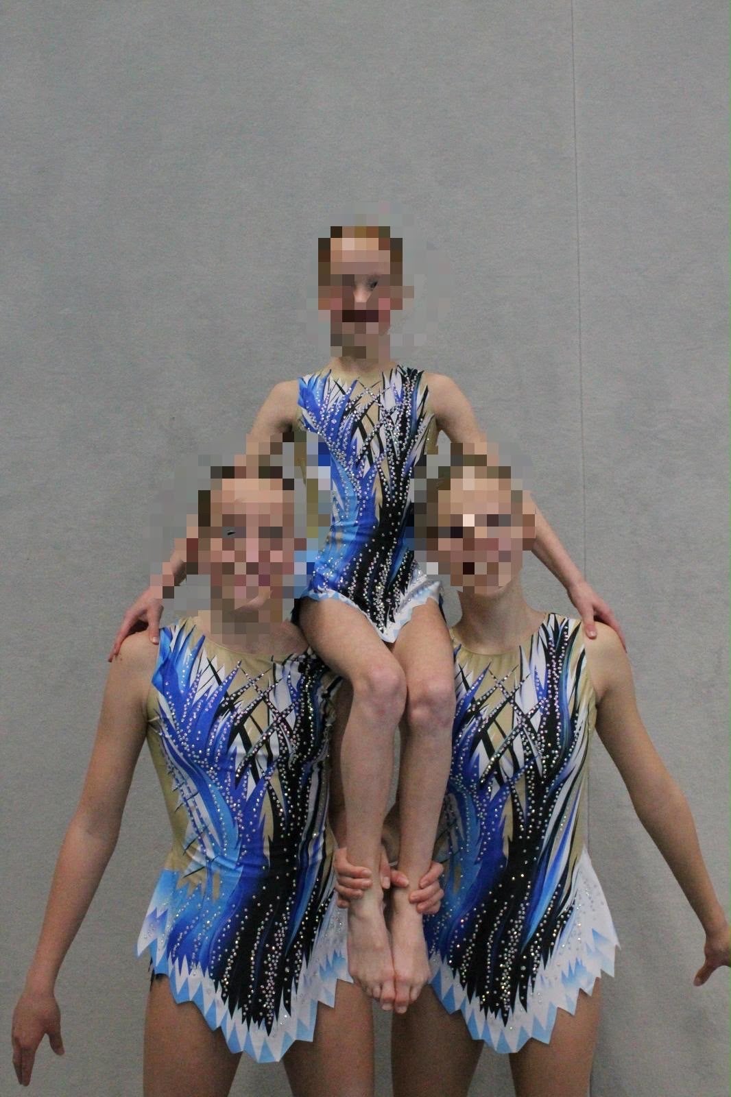 Acropakjes trio, Blauw, Overige typen, Ophalen of Verzenden, Zo goed als nieuw